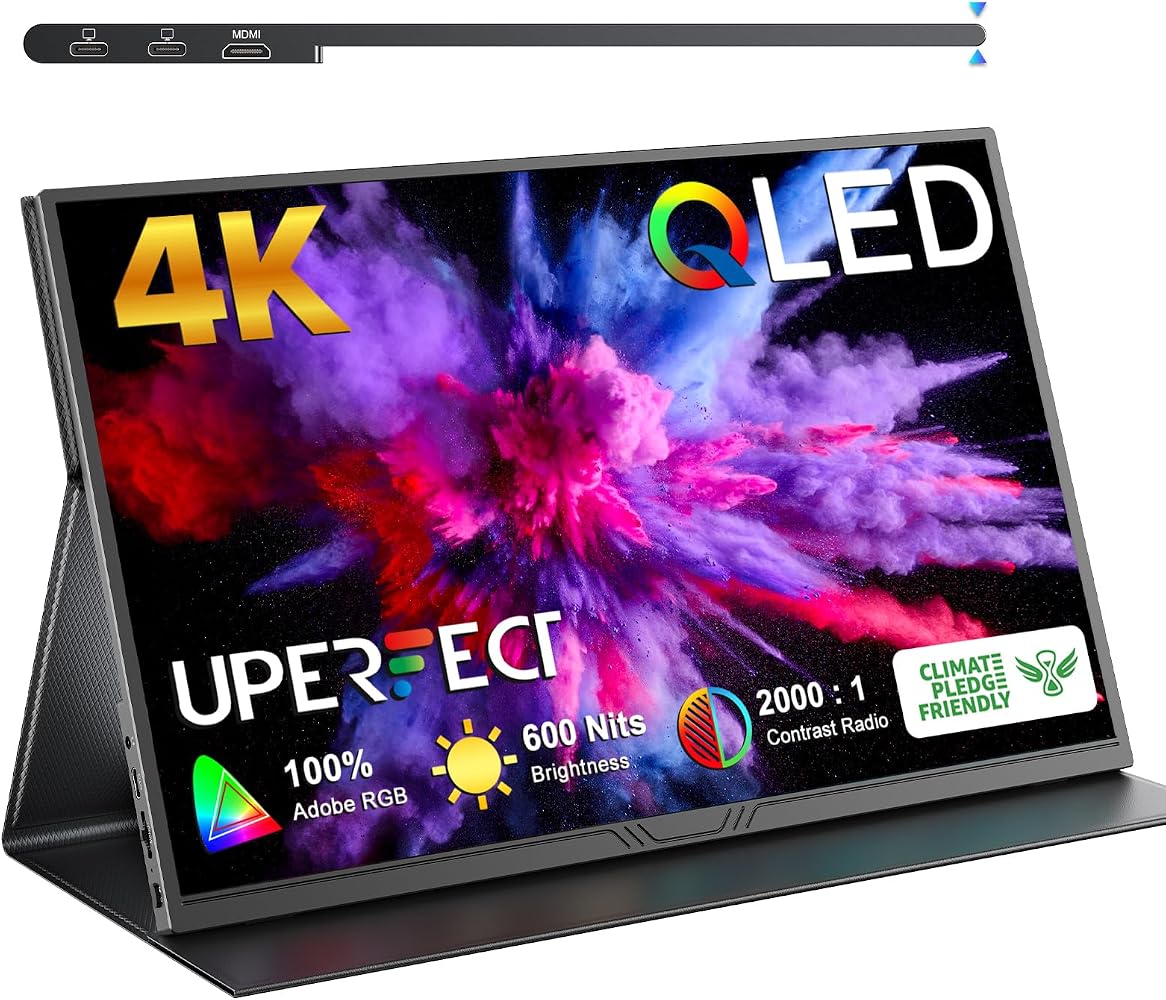يوبرفكت Uperfect True 4k Portable Monitor 15.6 inch