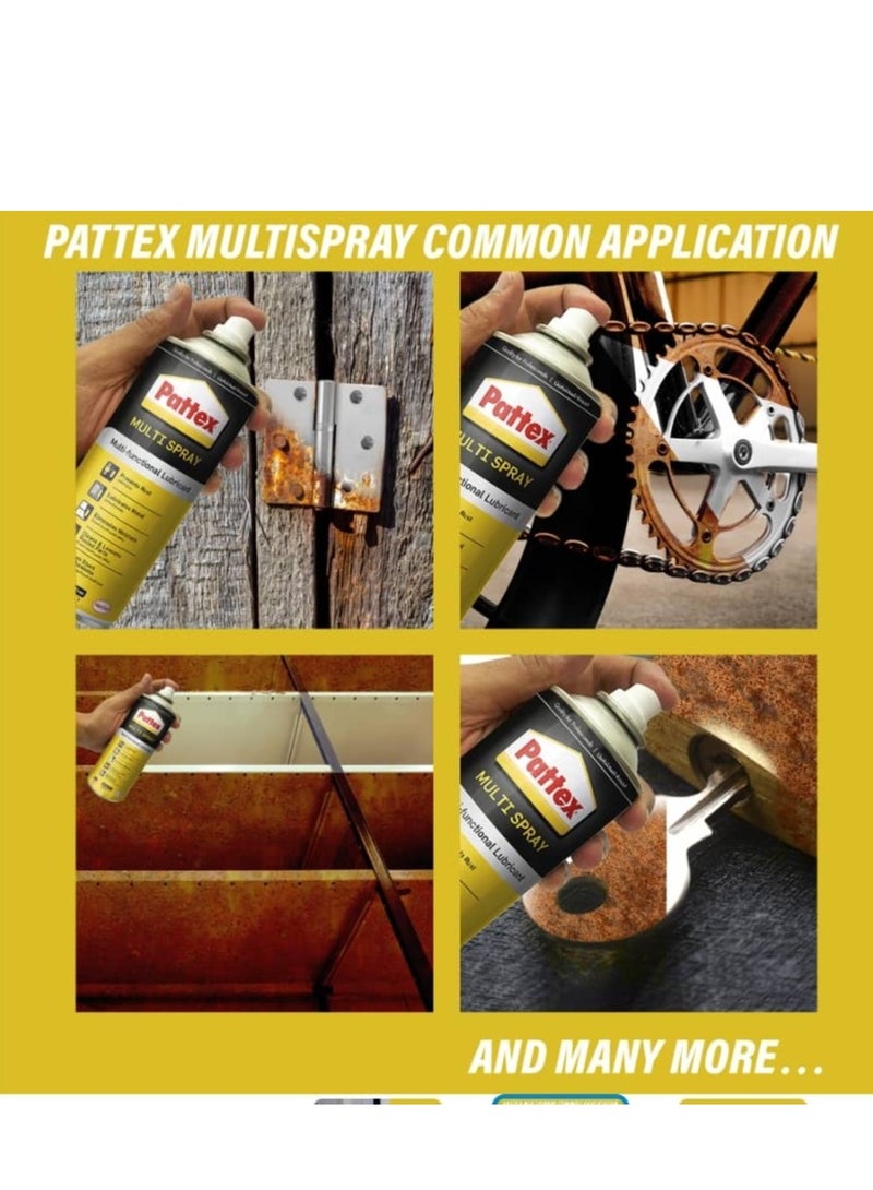 باتكس باتيكس بخاخ مزيل الصدأ متعدد الاستخدامات ، زيت تشحيم متعدد الوظائف، 400 مل، يمنع الصدأ، يخفف الأجزاء المتصلبة، يشحم، ينظف، يحمي من التآكل، للاستخدامات المنزلية والصناعية، بخاخ سهل الاستخدام. - Image 4
