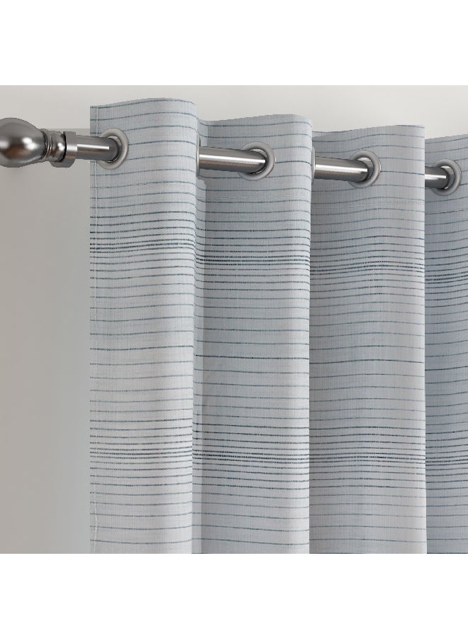 Home Box Cardiff 2-Piece Lined Curtain Pair with Back Tab and Rod Pocket 140 x 300 cm - Image 4