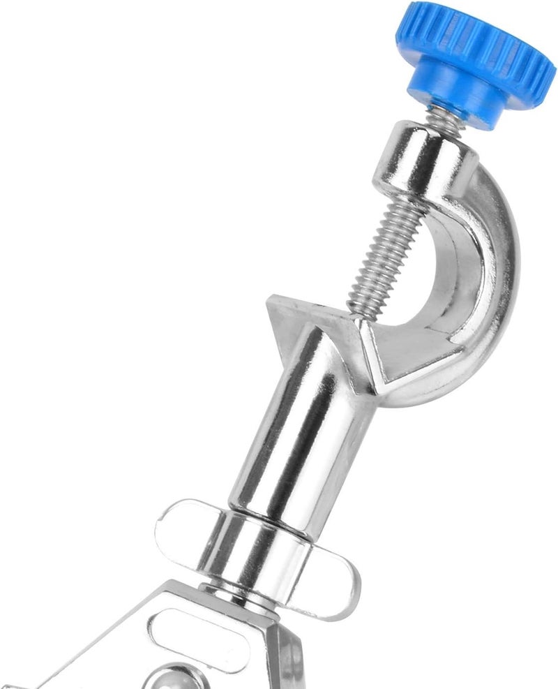 stonylab 2 Prong Dual Adjust Swivel Clamp, Sturdy 2 Prong Double Adjust Multipurpose 360 Degree Swivel Rubber Coated Clamp with Boss Head for Laboratory Use - Image 5