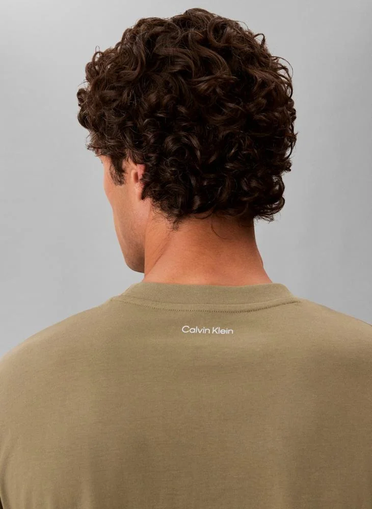 Calvin Klein Jeans  Embroidered Logo T-shirt for Men | Best Price UAE