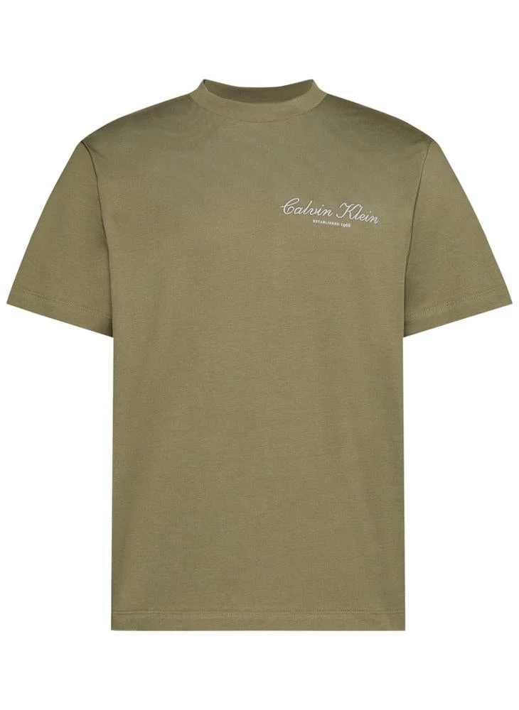 Calvin Klein Jeans  Embroidered Logo T-shirt for Men | Best Price UAE