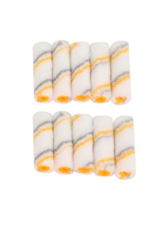 Brush Roll Set -10 Piece 4inch- High-Absorption Lint-Free Roller Covers for Smooth and Textured Surfaces-Reusable Paint Refills for Wall Ceiling Furniture Painting DIY and Home Improvement - pzsku/ZFFFD2CCD25F1CD93398AZ/45/_/1727676351/a5192c0d-2aeb-432f-9afb-b3348860c872