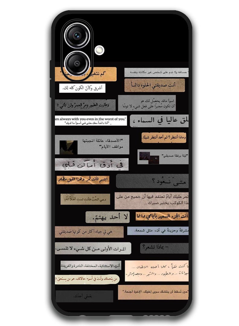 Theodor Protective Case Anti Scratch Shock Proof Bumper Cover For Samsung Galaxy A06 Arabic Design (84) - Image 1