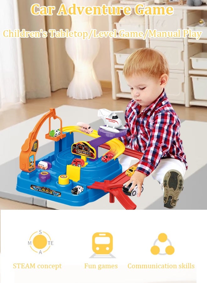 Aikenn Toys for 3 Year Old Boys - Stem Kids Toys 3-5 - Large Race Track - 3 Year Old Boy Gift - Car Playset for 4 Year Boy Birthday Gift, Montessori, Thinking, Fine Motor Skill, Learning, Educational Toy - Image 2