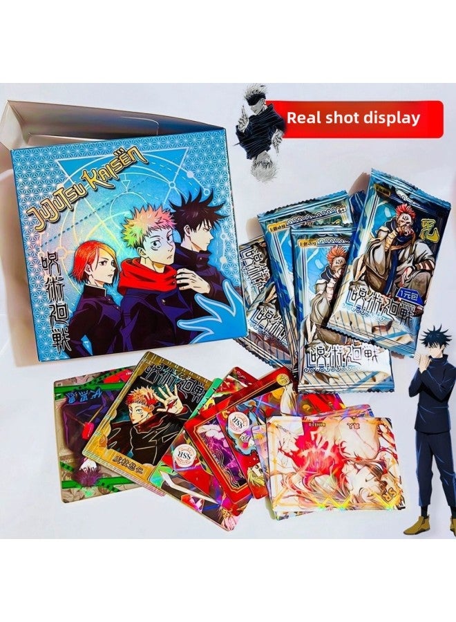 Spell Back To War Huo Shadow Kabi Bala Thickened Card Collection Card Student Commissary Time Agent Game-Color:[Hatsune 2 Yuan Pack] Thick Card Full Box Of 30 Packs