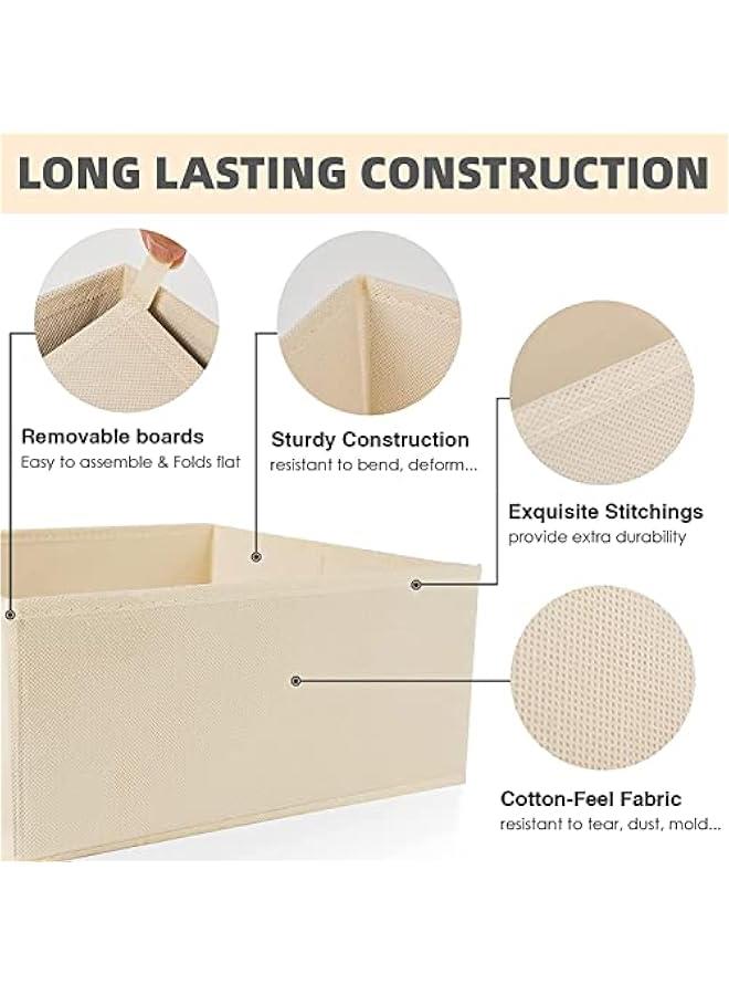 موكسو مظم درج  للملاس ، 6 قطع مظم درج ملاس ، مظمات دولا قالة للطي ، مظمات أدراج تخزي ، صاديق تخزي الأقمشة ، للملاس ، الأوشحة اللو: اليج) - Image 3