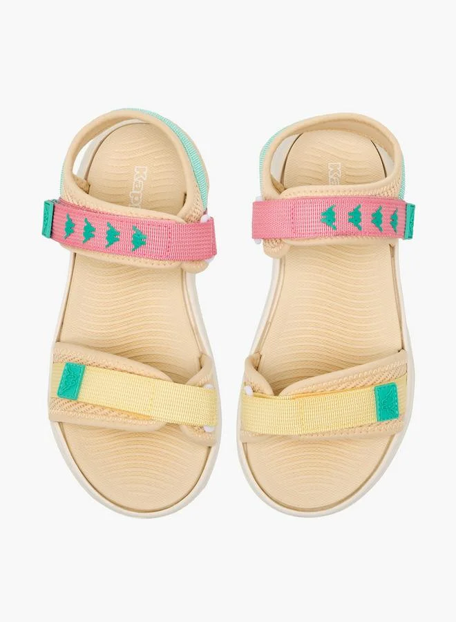 كابا Girls Colourblock Hook & Loop Sport Sandals
