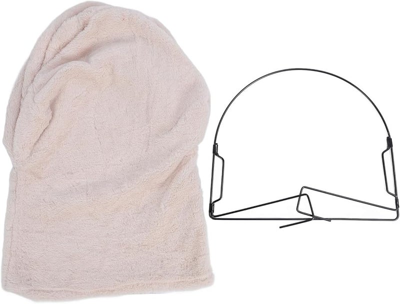 S Style Soft Plush Cat Hammock Bed Hanging Space Saving Enhanced Comfort Beige - Image 2