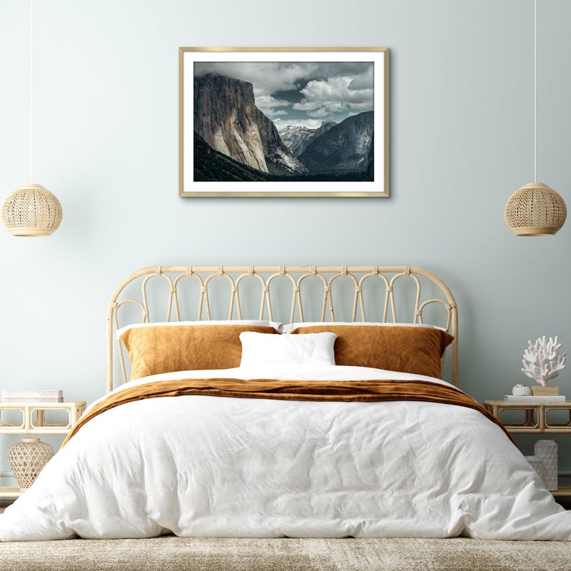Americanflat 28x40 Poster Frame with Polished Plexiglass - Use as 24x36 Frame with Mat or Display 28x40 Photo Without Mat - Streamline Collection - Thin Border Picture Frames for Wall - Gold - Image 5