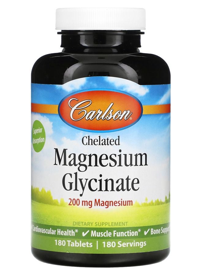 مغنيسيوم جليسينات مخلب 200 ملغ 180 قرص