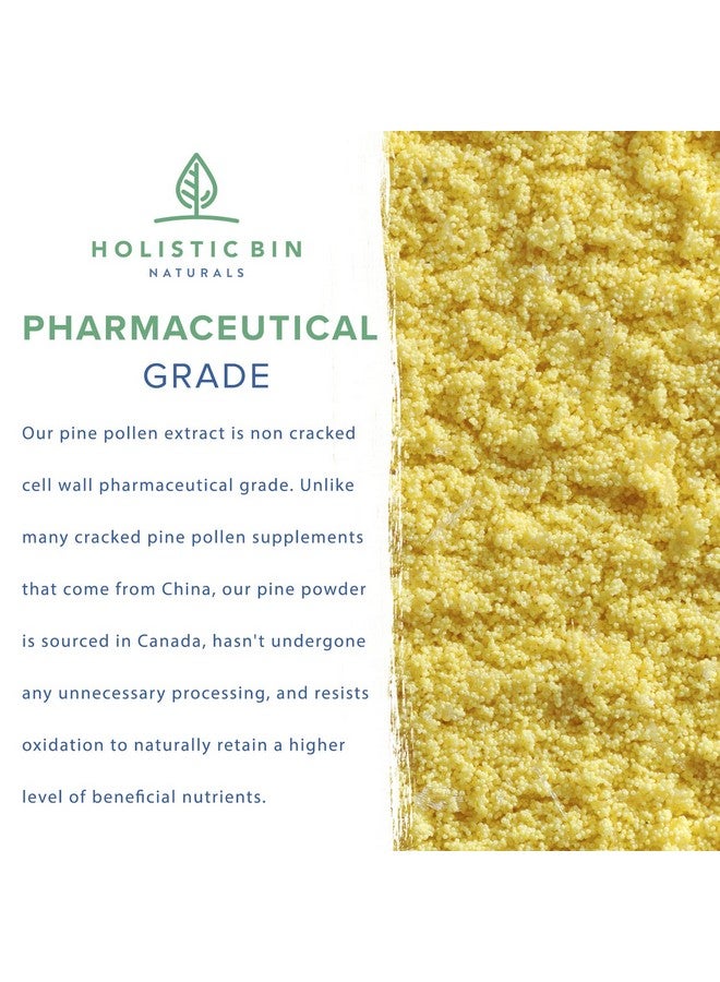 Holistic Bin Organic Pine Pollen Powder Pharmaceutical Grade Wild Harvested Golden California Pine Pollen ; Non Gmo No Additives ; Pure Pollen Supplement Made From The Ghost Pine Tree 20 G - Image 4