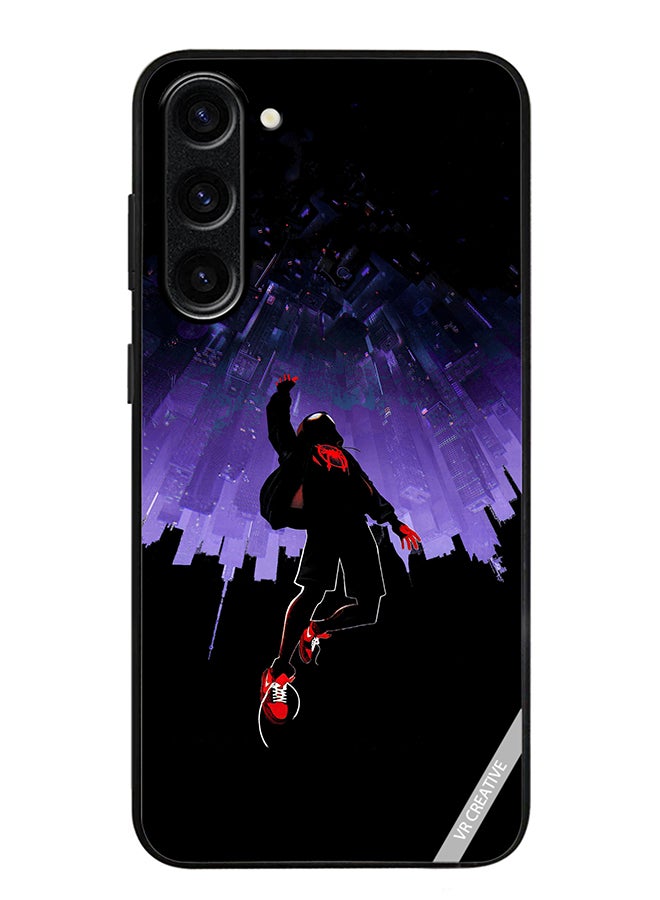 VR CREATIVE Protective Case Cover For Samsung Galaxy S23 FE Spiderman In Space Design Multicolour - Image 1
