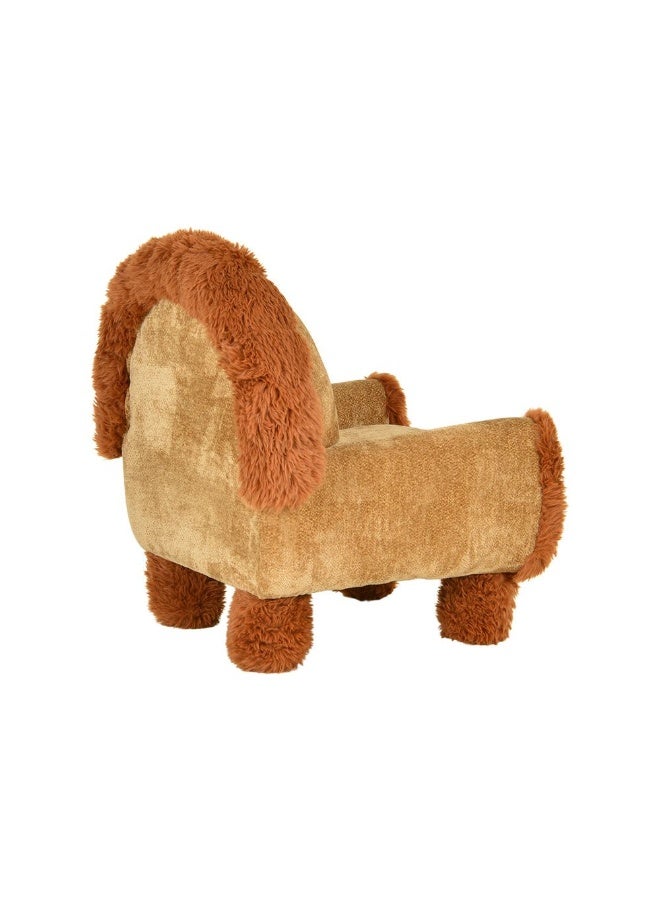 DANUBE HOME Simba Kids Chair – Plush, Comfortable Toddler Chair, Perfect For Bedroom, Playroom, Or Cozy Reading Spot  – Light Brown - Image 5