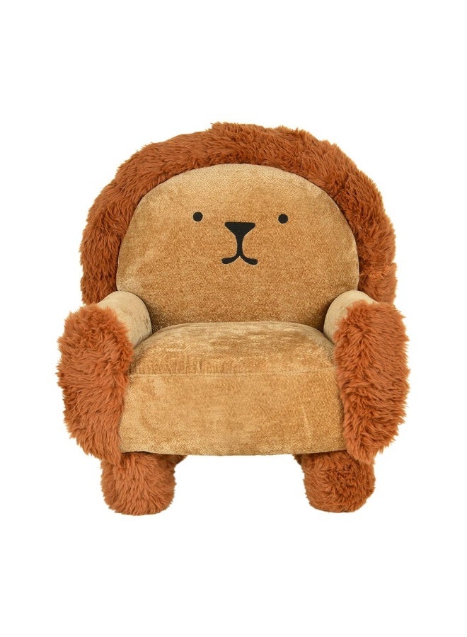 DANUBE HOME Simba Kids Chair – Plush, Comfortable Toddler Chair, Perfect For Bedroom, Playroom, Or Cozy Reading Spot  – Light Brown - Image 2