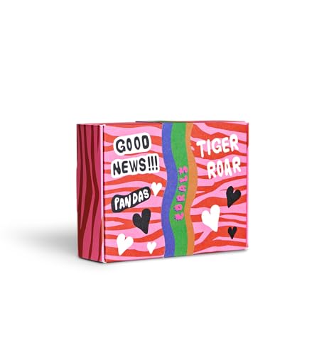 Happy Socks WWF Kids 4Pack Gift Set Pink - Image 3
