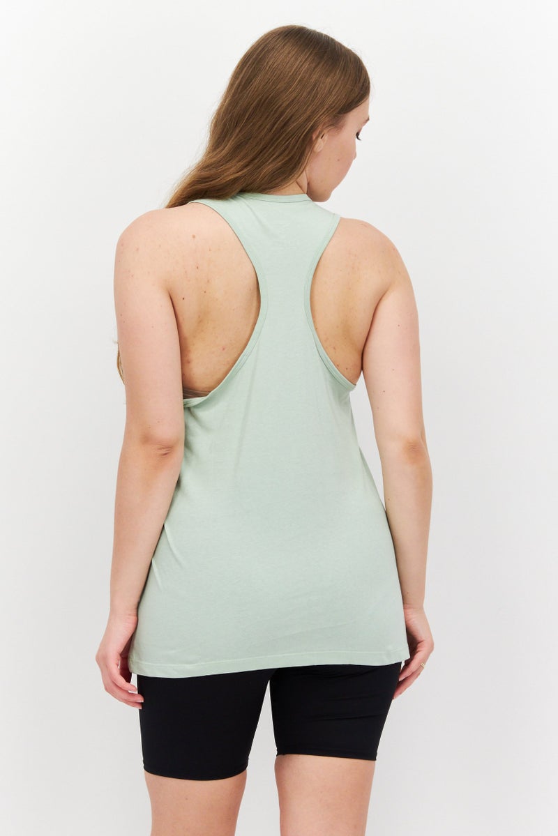 Reebok Women Sportswear Fit Sleeveless Training Tank Top, Green - Image 2