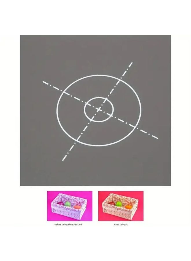 11.81 Inch Autofocus Screen Professional White Balance Calibration Card 18 Percent Gray Scale Reflector - Image 5