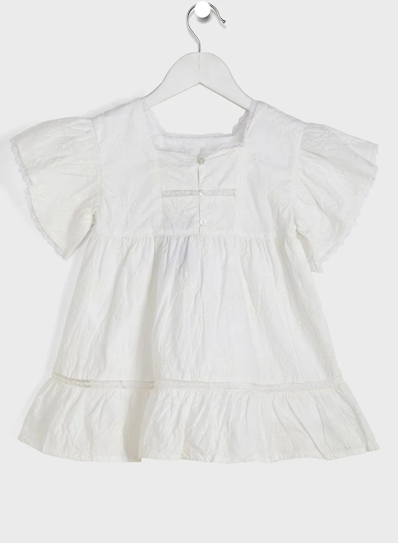 Ripples Solid Dress