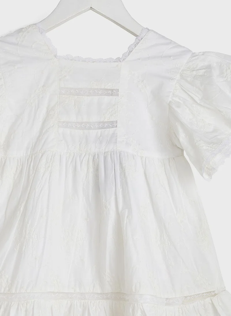 Ripples Solid Dress