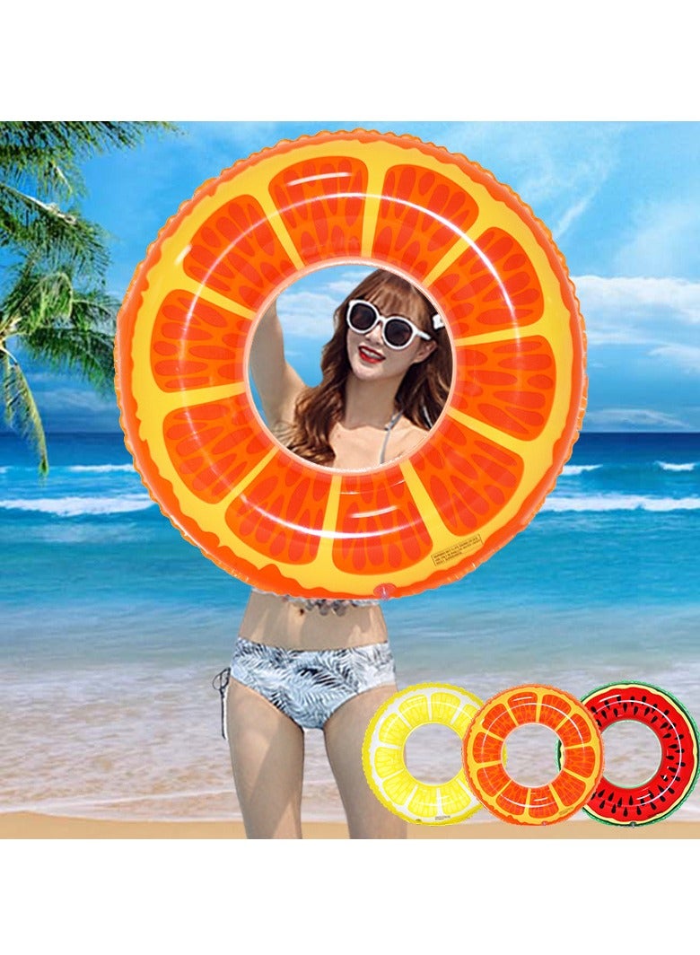 Swiming Ring for Kids & Adults Swim Tubes Fruit Inflatable Pool Floats PVC Pool Tube Rings Swim Tubes Floaties Toys for Beach Party,Swimming,Water Park(80#)  - Image 4