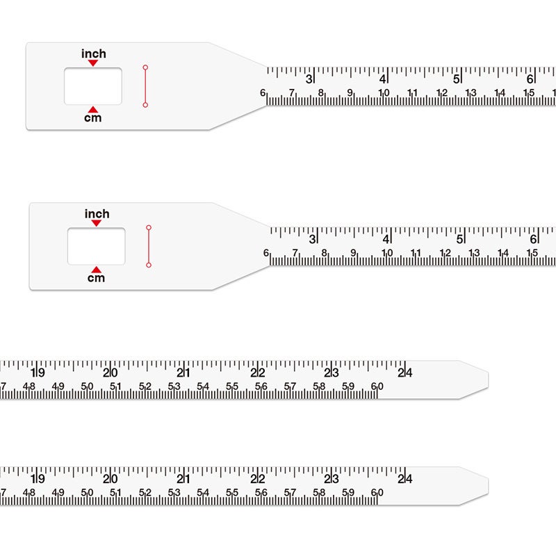 PP MUAC Measuring Tape 60cm head circumference measure tool （white）56cm - Image 5