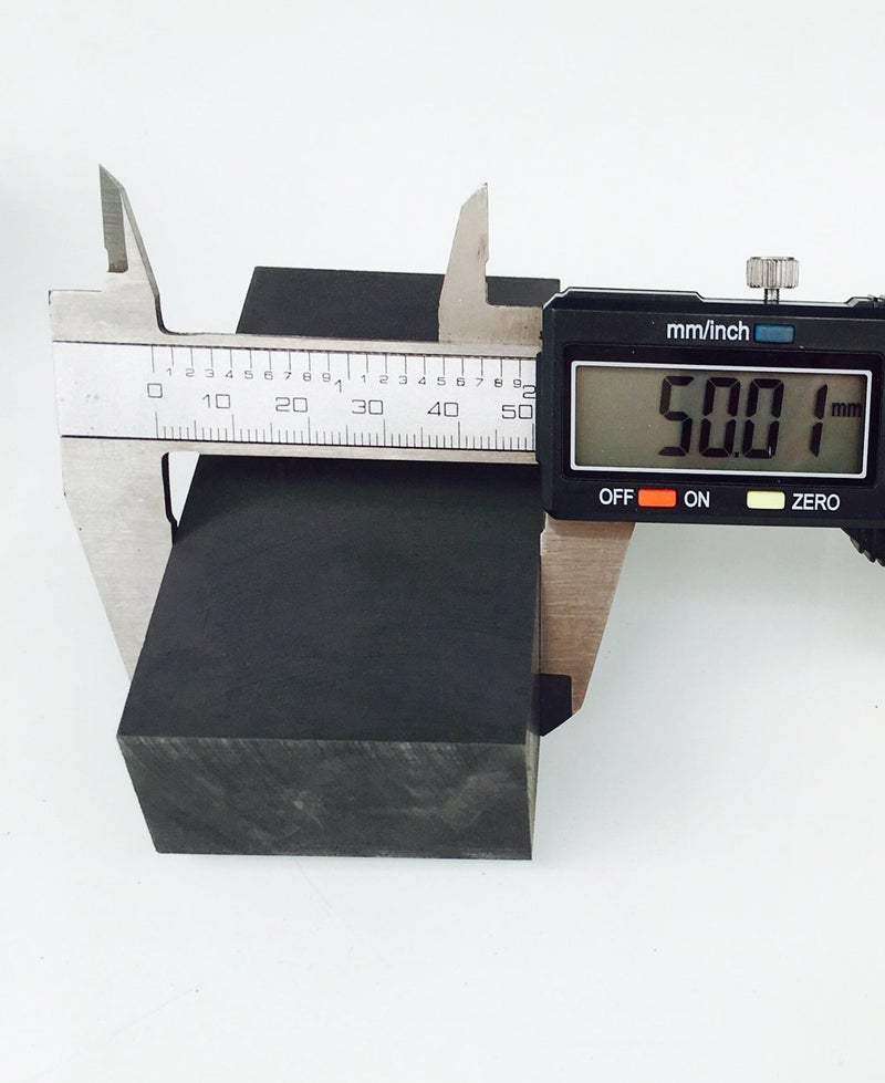 OTOOLWORLD 99.9% Purity Graphite Ingot Block EDM Graphite Plate Milling Surface (100MMx50MMx25MM) - Image 3