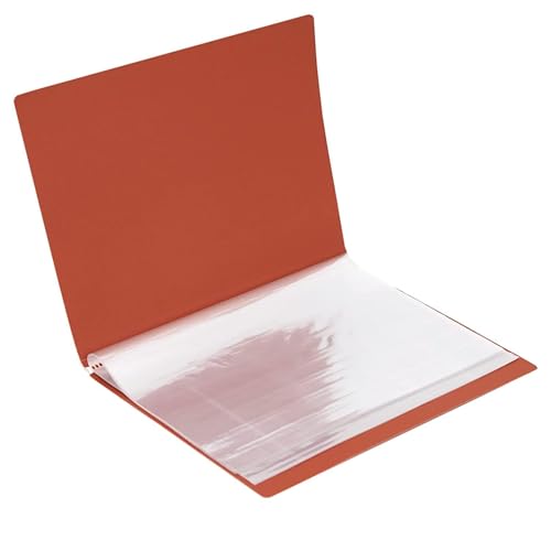 TULMAN 10 Pockets Bound A3 Size Presentation Display Book Portfolio File Binders with Plastic Clear Sleeves Document Organizer for Music Sheets Artwork Drawing for School Office - (Color May Vary) - Image 2