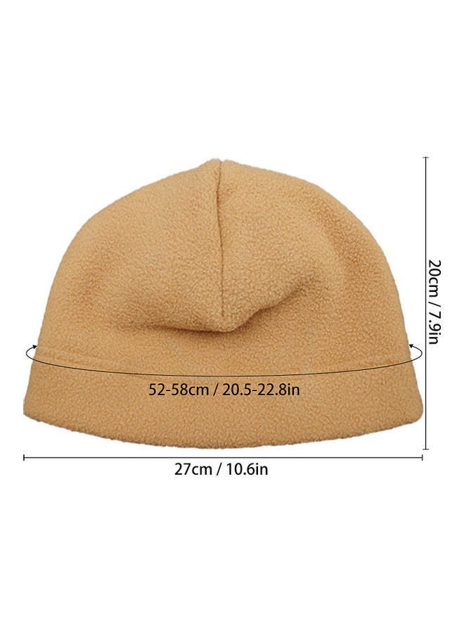 NIBEMINENT Men Women Winter Hat Polar Fleece Warm Thick Windproof Cycling Hiking Outdoor Beanie Skull Cap 12*5*10cm  - Image 3