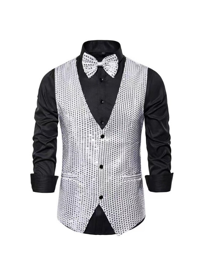 Shougu New Fashionable Casual Men's Suit Vest  - Image 1
