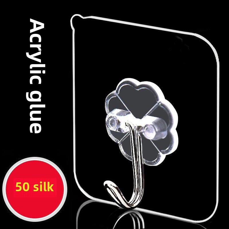 Clear Adhesive Wall Hooks for Home Acrylic hook Acrylic hook