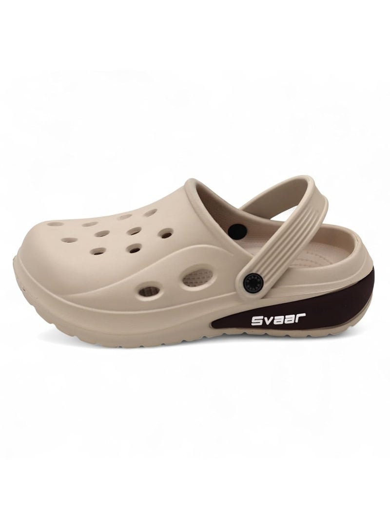 SVAAR Drift Men's Classic Casual Sports Clogs with Adjustable Back Strap for Adults | Comfortable & Lightweight | Stylish, Anti-Skid & Waterproof | Everyday Use Sandals for Men & Boys - Image 4