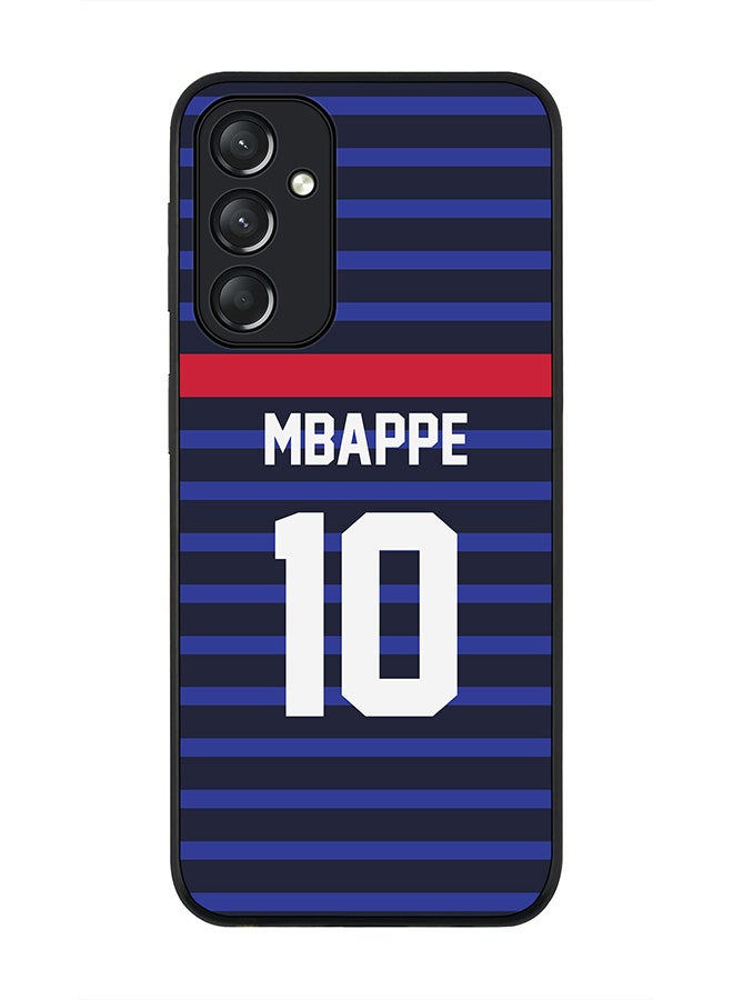 Stylizedd Rugged Black edge case for Samsung Galaxy A05s, Slim fit Soft Case Flexible Thin Cover- Football Team-France, Player Name-Mbappe - Image 1
