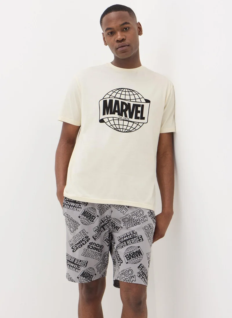 Matalan Marvel Cream Pyjama Set