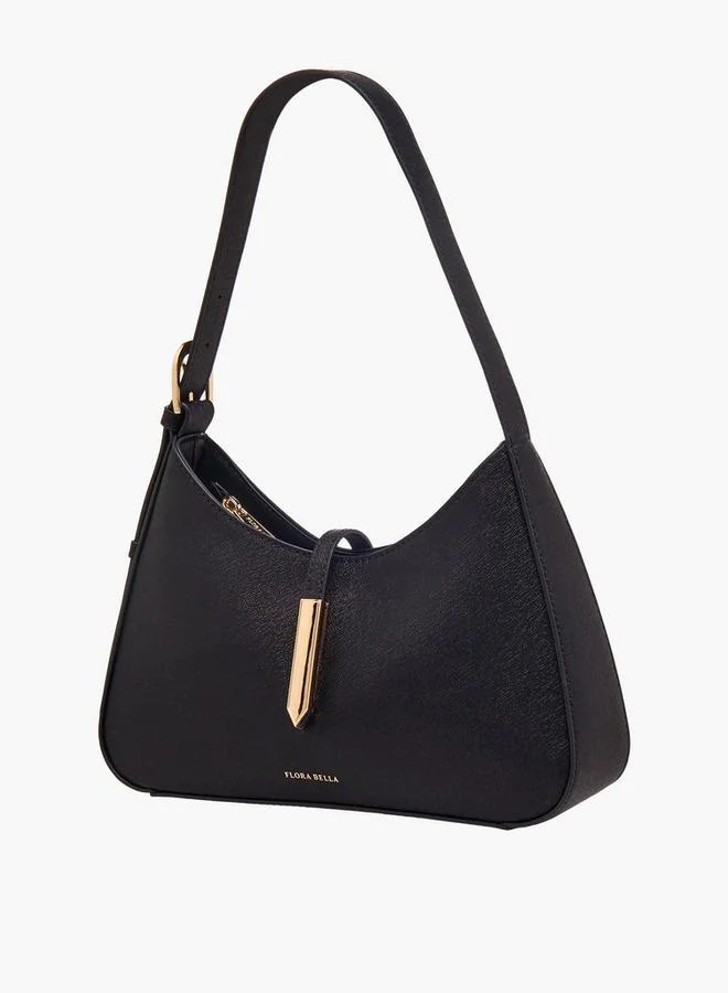 فلورا بيلا من شو إكسبرس Flora Bella Metallic Trim Shoulder Bag With Zip Closure Ramadan Collections