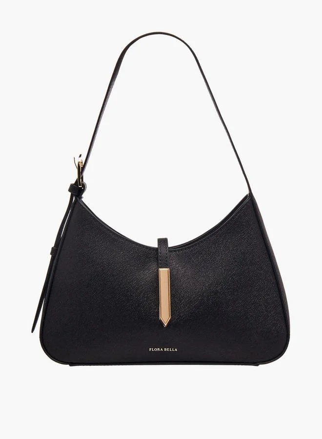 فلورا بيلا من شو إكسبرس Flora Bella Metallic Trim Shoulder Bag With Zip Closure Ramadan Collections