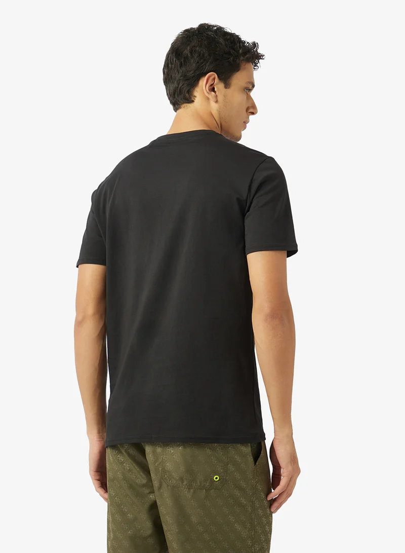 GUESS  Crew Neck Slim Fit T-Shirt for Men | Best Price UAE