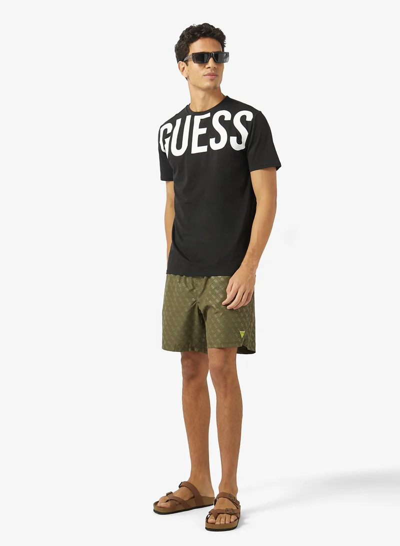 GUESS  Crew Neck Slim Fit T-Shirt for Men | Best Price UAE