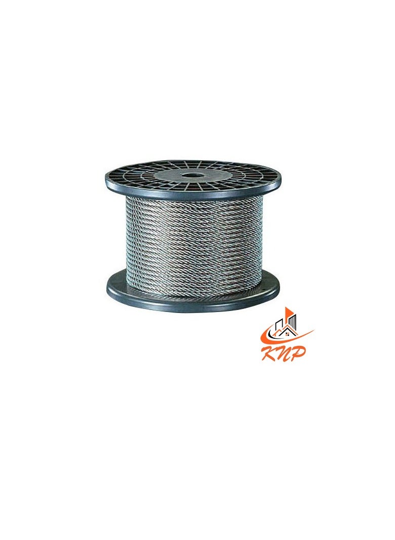 KNP Galvanised Steel Wire Rope - 100 Meter 1.5mm  - Image 1