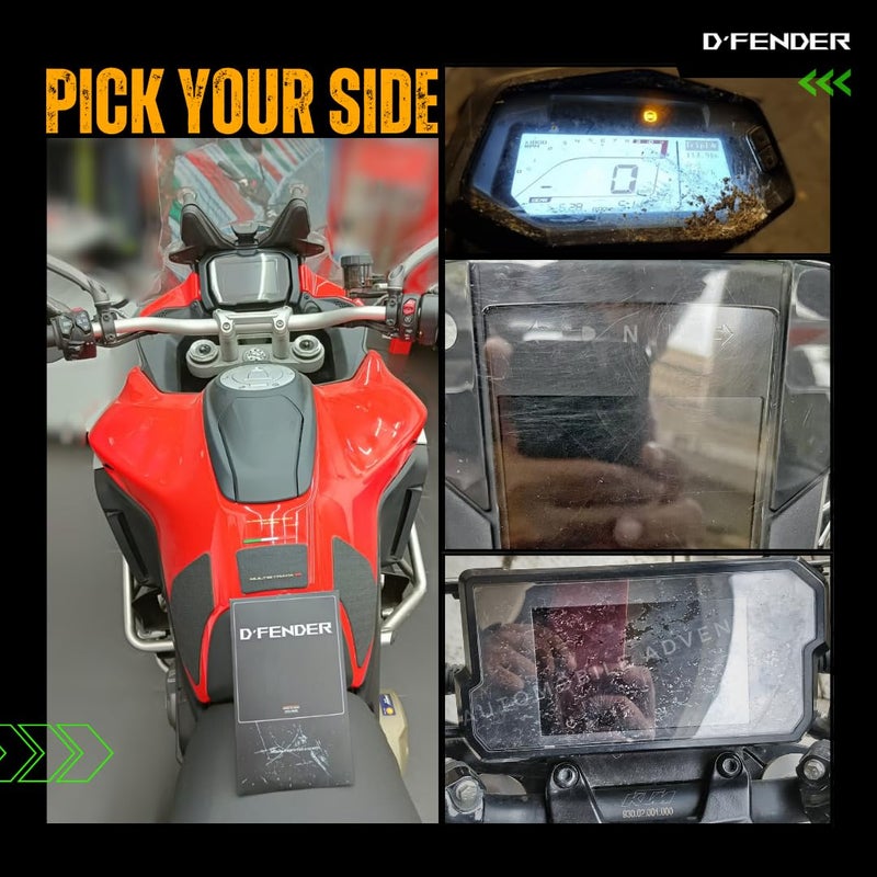FENDER D'FENDER Protector Compatible for Royal Enfield Himalayan 450 Motorcycle Display Surface Guard Protection PPF (Pack of 1) - Image 2
