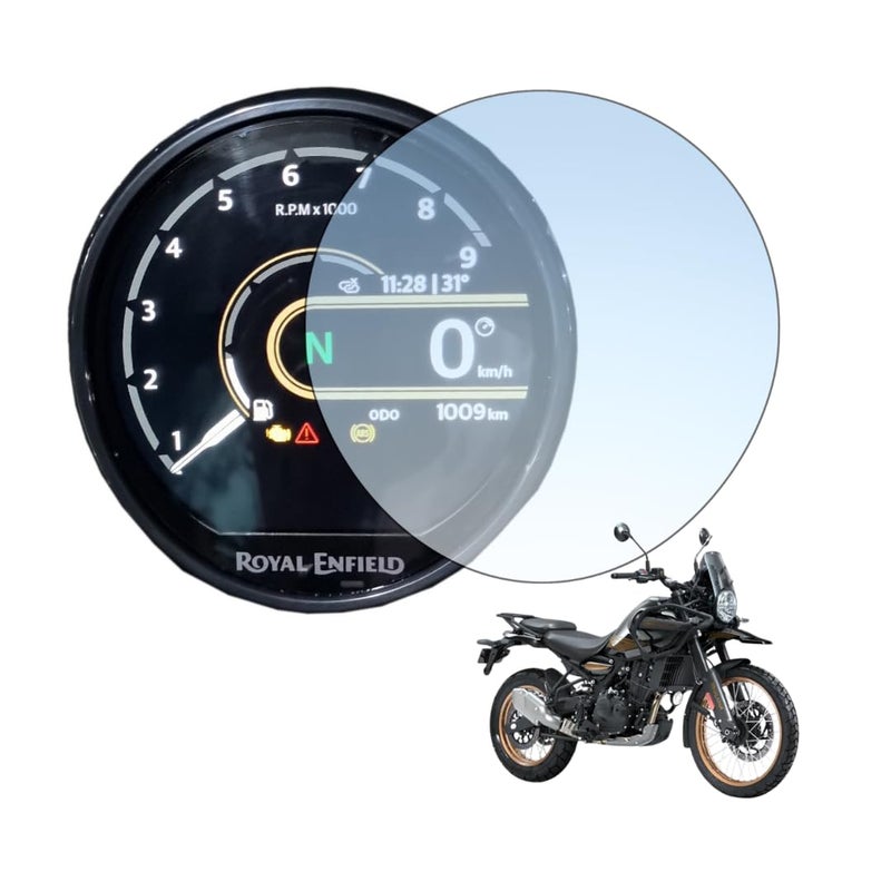 FENDER D'FENDER Protector Compatible for Royal Enfield Himalayan 450 Motorcycle Display Surface Guard Protection PPF (Pack of 1) - Image 1