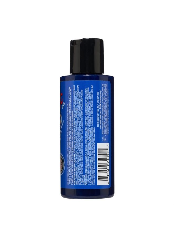 Manic Panic صبغة شعر روكابيلي زرقاء - معززة - لون شعر أزرق محايد قوي شبه دائم للأشقر أو الداكن - نباتي، خالي من PPD والأمونيا (4 أونصات) - Image 2