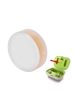 SYOSI Hearing Aid Dryer - Hearing Aid Dehumidifier, Orange Silica Desiccant Tablets, Hearing Drying Jar and Dehumidifier Set, for for Phonak Charger Case, C&C Dry-Cap, and Drying Jar (12 Pcs)  - Image 5