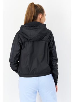 Adidas Women Sportswear Fit Long Sleeve Training Hooded, Black  - Image 2