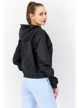 Adidas Women Sportswear Fit Long Sleeve Training Hooded, Black  - Image 3