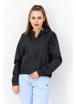 Adidas Women Sportswear Fit Long Sleeve Training Hooded, Black  - Image 1