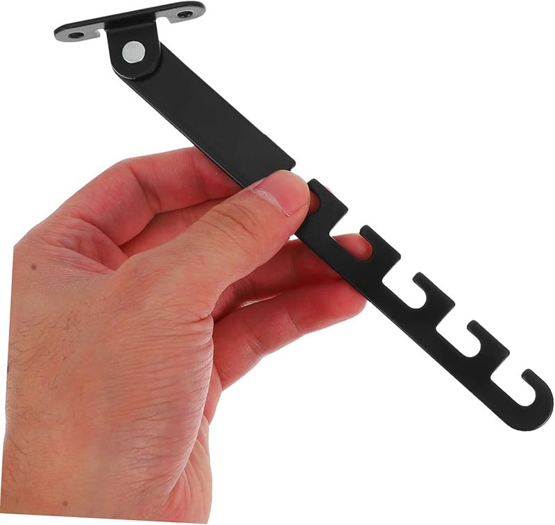Tehaux Adjustable Window Safety Lock Limiter Windproof Child Protection Long Hook - Image 4
