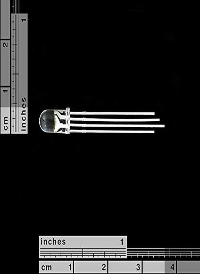 CentIoT - 10PCS RGB CLEAR LED 4PIN Light Emitting Diodes Round through hole - (5MM COMMON ANODE) - Image 3