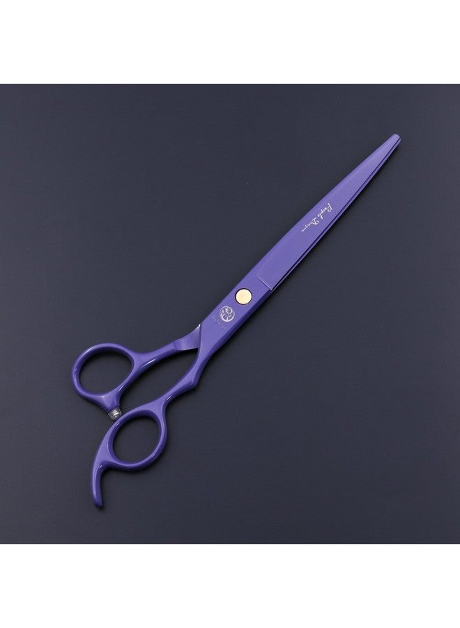 Purple Dragon 7.0 inch Professional Dog Grooming Hair Cutting Scissor &Curved Scissor&Chunker Shear Kit with Bag - for Pet Groomer or Family DIY Pet Use - Image 4