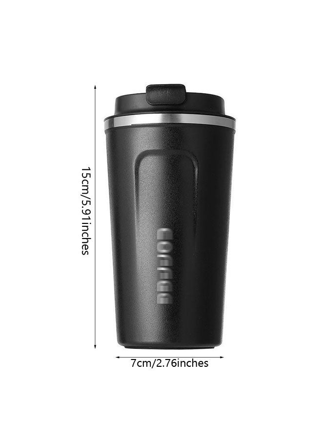 كوب قهوة معزول بغطاء مانع للتسرب 380 ملليتر - Image 2